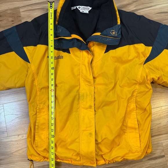 Columbia Bugaboo Jacket Women’s XL Yellow Black Vintage - Picture 5 of 10